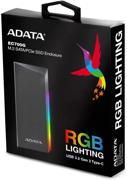 Rack Extern ADATA EC700G M.2 USB 3.2 Negru - imagine 11