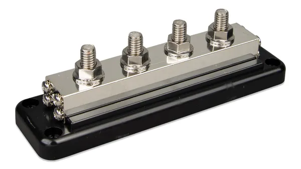 Busbar VICTRON ENERGY 600A 4P cu capac ABS - imagine 4