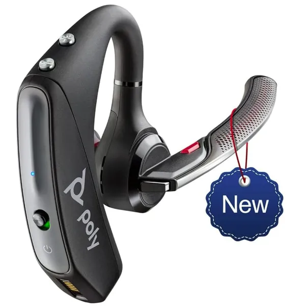 Căști In-Ear POLY Voyager 5200 Wireless Noise-Canceling Negru 7S431AA