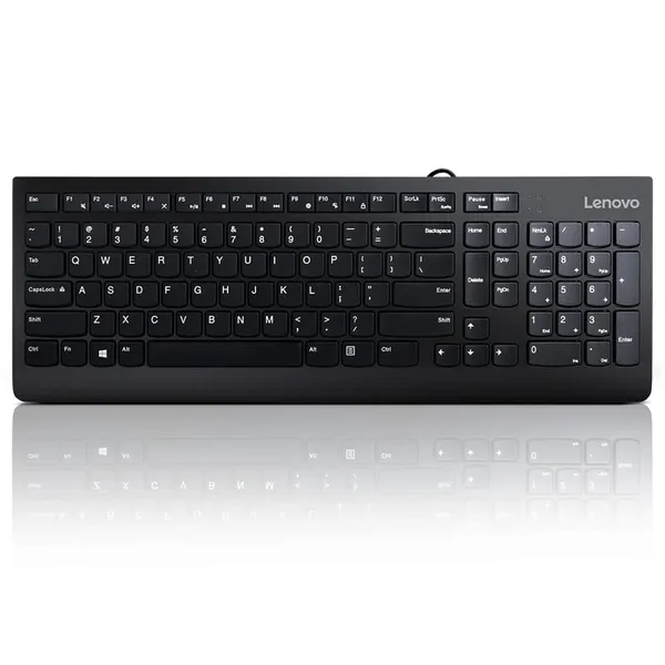 Set Tastatură și Mouse LENOVO 300 USB Combo Negru - imagine 7
