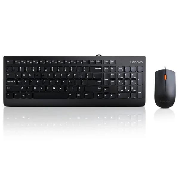 Set Tastatură și Mouse LENOVO 300 USB Combo Negru - imagine 8