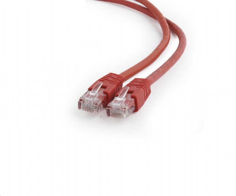 Patch Cord GEMBIRD PP6U-0.25M/R Cat6 0.25m Roșu AWG26
