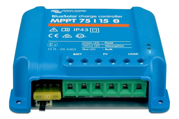 Regulator VICTRON ENERGY BlueSolar MPPT 75/15 12/24V - imagine 2