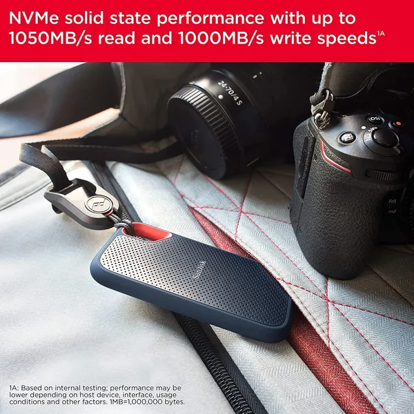 SSD Extern SANDISK Extreme Portable V2 2TB NVMe USB 3.2 - imagine 4