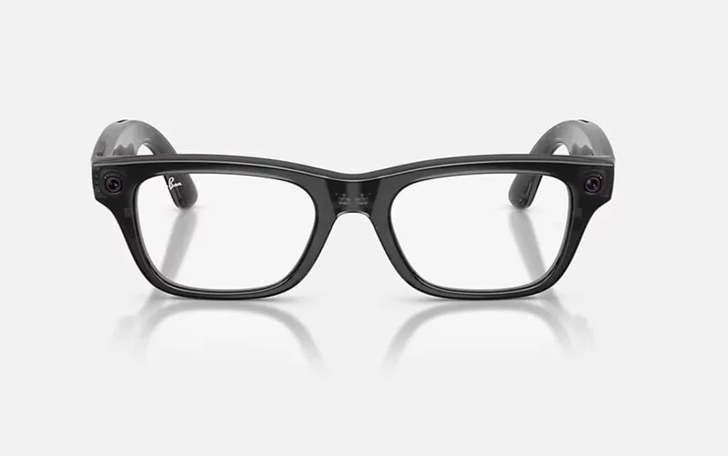 Ochelari Smart RAY-BAN Meta Blayzer Optics Gen 2 Negru Transparent Lucios RW7001 8526 54 - imagine 2
