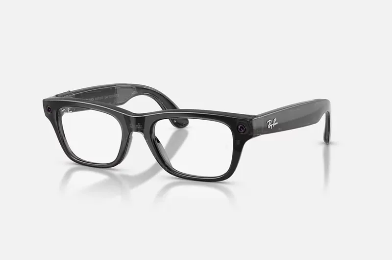 Ochelari Smart RAY-BAN Meta Blayzer Optics Gen 2 Negru Transparent Lucios RW7001 8526 54