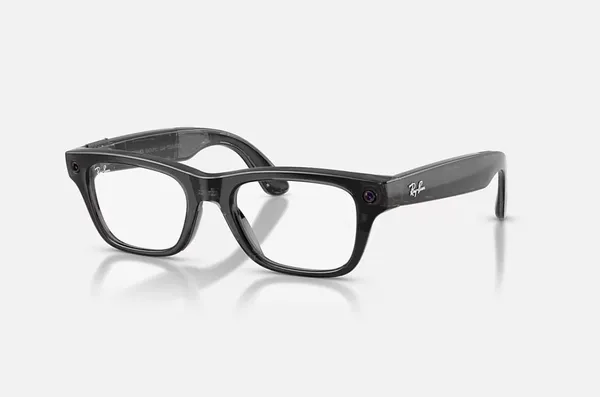 Ochelari Smart RAY-BAN Meta Blayzer Optics Gen 2 Negru Transparent Lucios RW7001 8526 54