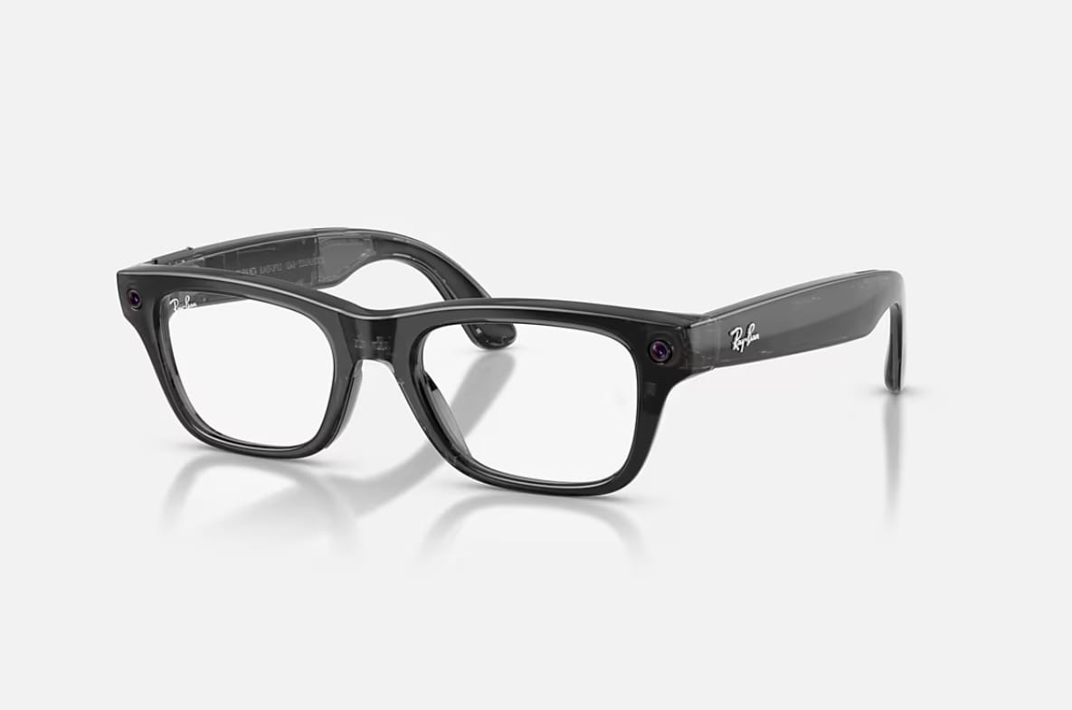 Ochelari Smart RAY-BAN Meta Blayzer Optics Gen 2 Negru Transparent Lucios RW7001 8526 54