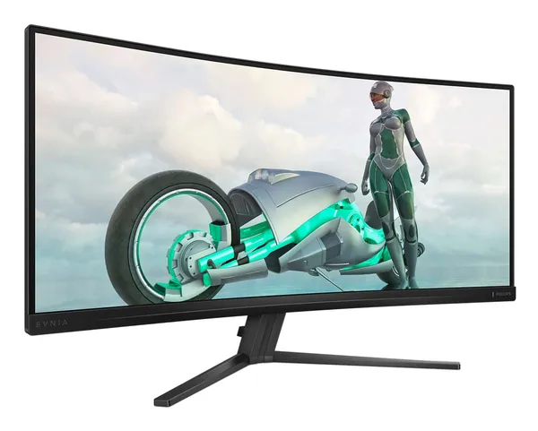 Monitor PHILIPS 34M2C3500L/00 34 inch 3440x1440 Curvat Negru