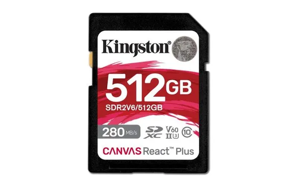 Card Memorie KINGSTON Canvas React Plus SDXC 512GB