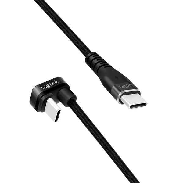 Cablu Alimentare și Date LOGILINK CU0194 USB Type-C 3 m Negru - imagine 2