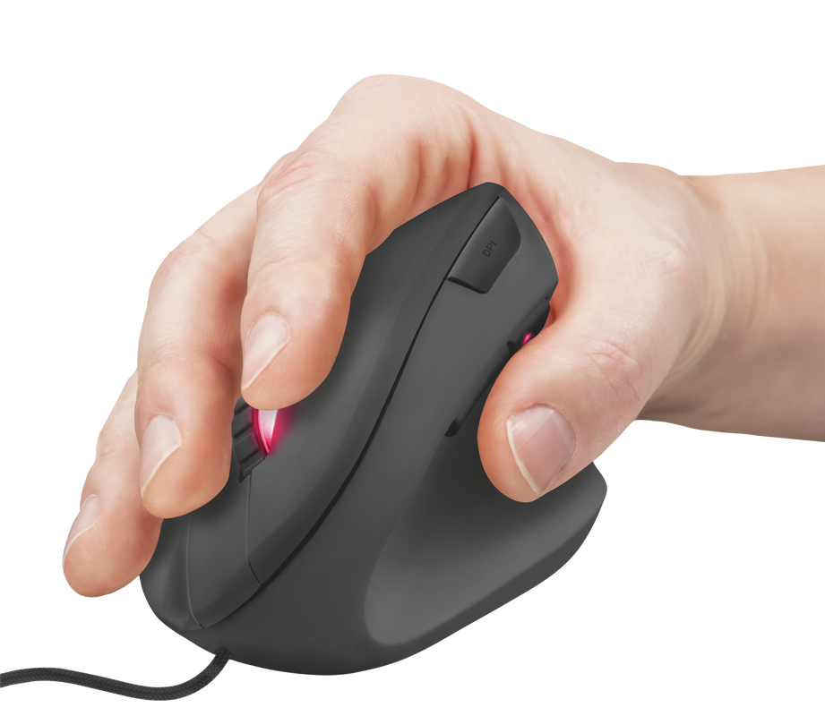 Mouse TRUST GXT 144 REXX 10000 DPI Negru - imagine 3