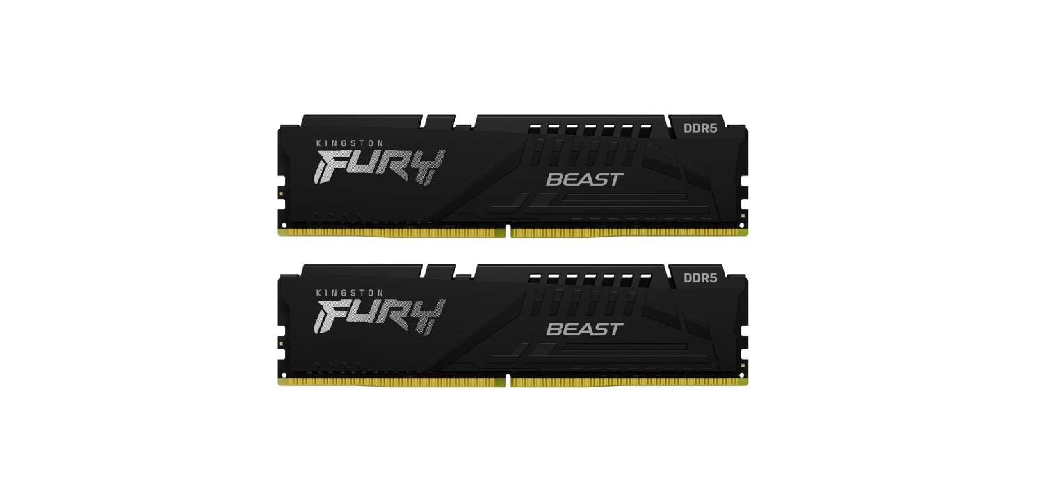 Memorie RAM KINGSTON Fury Beast Black DDR5 64GB 5600MHz CL36 EXPO Kit 2