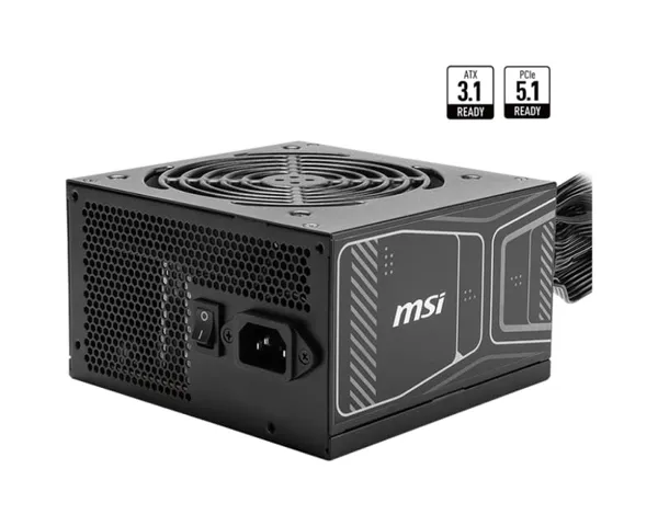 Sursă PC MSI MAG A750GN PCIE5 750W 80 Plus Gold Non-Modulară