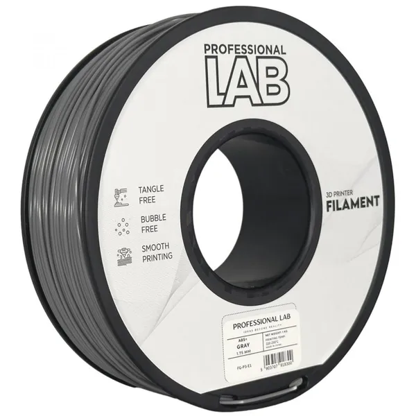 Filament 3D PROFESSIONAL LAB ABS+ 1.75 mm Gri 1 kg