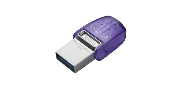 Memorie USB KINGSTON DataTraveler microDuo 3C 128GB USB-A USB-C Mov - imagine 2