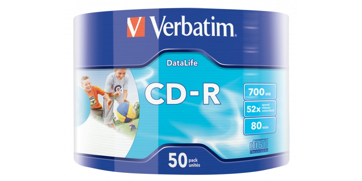 CD-R VERBATIM 43794 700MB 52x 50 bucăți