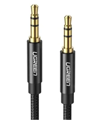 Cablu Audio UGREEN AV112 Stereo Jack 3.5mm 1m Negru - imagine 3