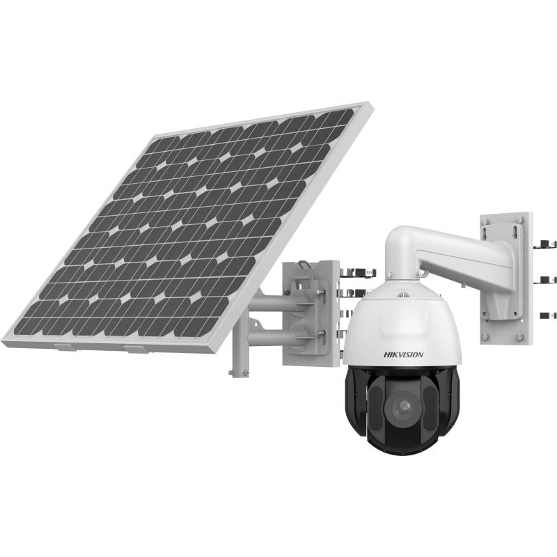 Cameră de Supraveghere IP PTZ 4MP HIKVISION DS-2DE5425IWG-K/4G, Panou Solar