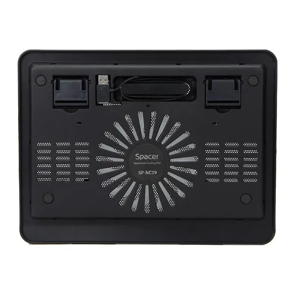 Stand SPACER SP-NC19 Notebook 15.6" Negru - imagine 2