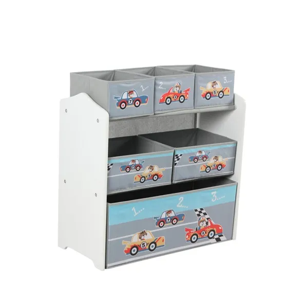 Dulap Depoztare Jucării U-GROW Cars 6 Cutii - imagine 2