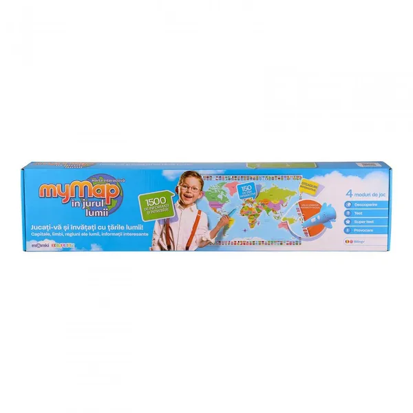 Hartă Interactivă MOMKI MyMap Bilingvă cu Creion - imagine 4
