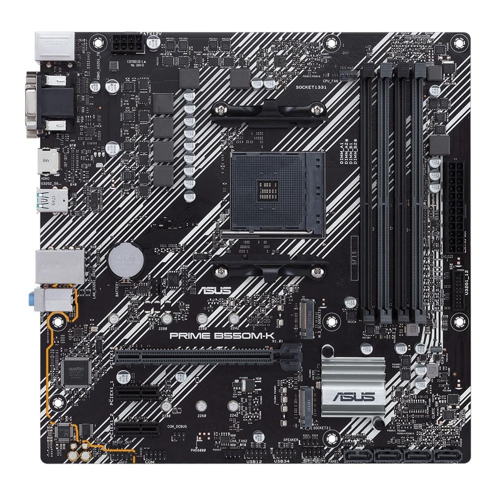 Placă de bază ASUS PRIME B550M-K AMD B550 Socket AM4 DDR4 mATX
