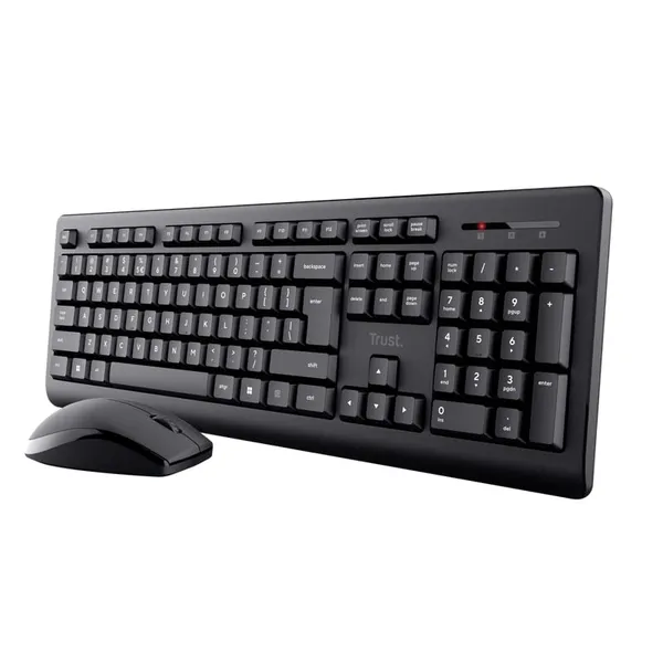 Kit Tastatură și Mouse TRUST Primo Wireless Negru 1200 DPI