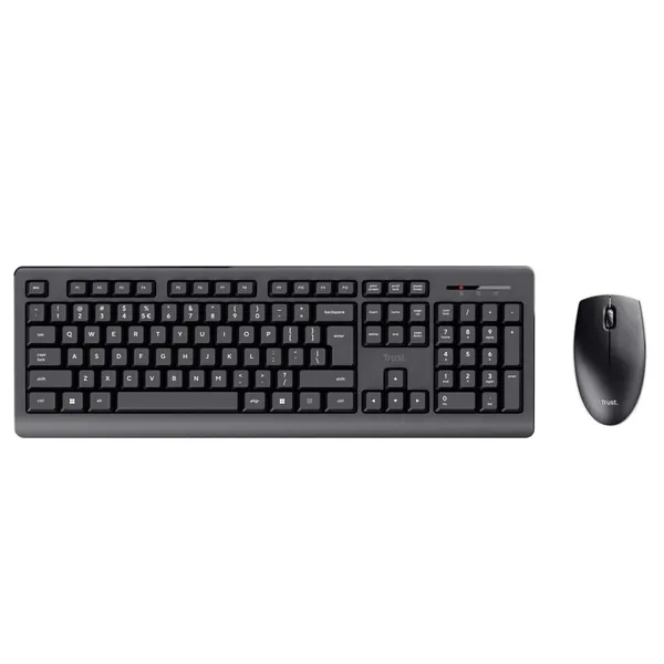 Kit Tastatură și Mouse TRUST Primo Wireless Negru 1200 DPI - imagine 3