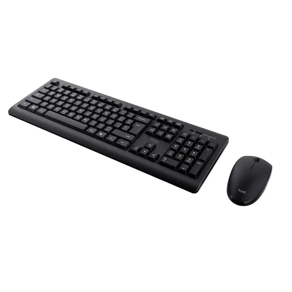 Kit Tastatură și Mouse TRUST Primo Wireless Negru 1200 DPI - imagine 4