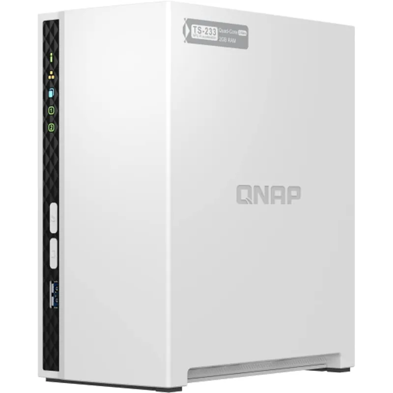 NAS QNAP TS-233 2-Bay 2GB RAM Alb - imagine 4