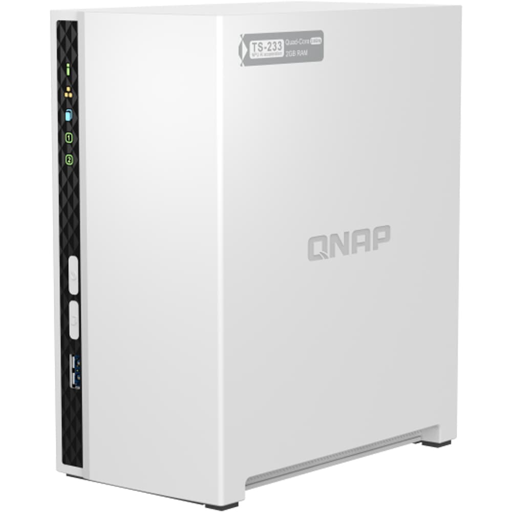 NAS QNAP TS-233 2-Bay 2GB RAM Alb - imagine 6