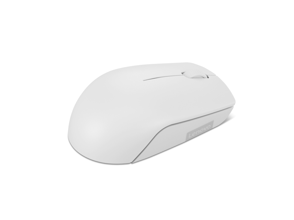 Mouse LENOVO 300 Wireless Cloud Grey 1000dpi - imagine 5