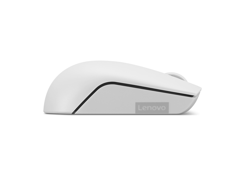 Mouse LENOVO 300 Wireless Cloud Grey 1000dpi - imagine 2