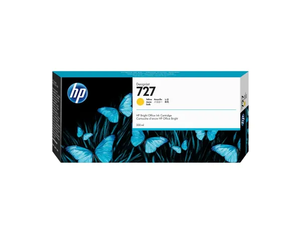 Cartuș Cerneală HP 727 Yellow 300ml F9J78A - imagine 2