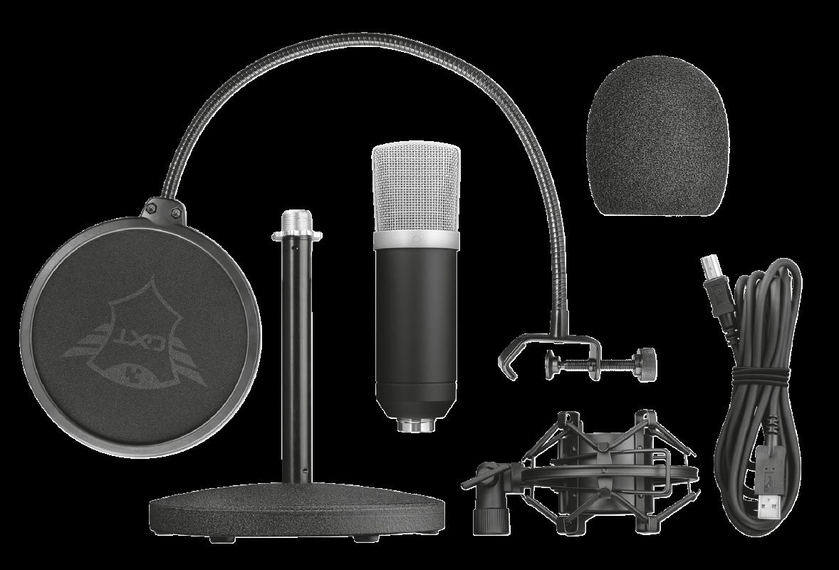 Microfon TRUST GXT 252 Emita Streaming USB Negru - imagine 8