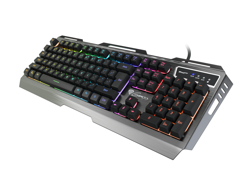 Tastatură GENESIS Rhod 420 RGB Gaming USB Negru