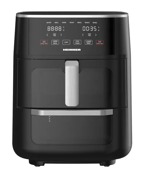 Friteuză Dublă cu Aer Cald HEINNER OvenFry Cook 11L Negru HAFO-M11BK1700