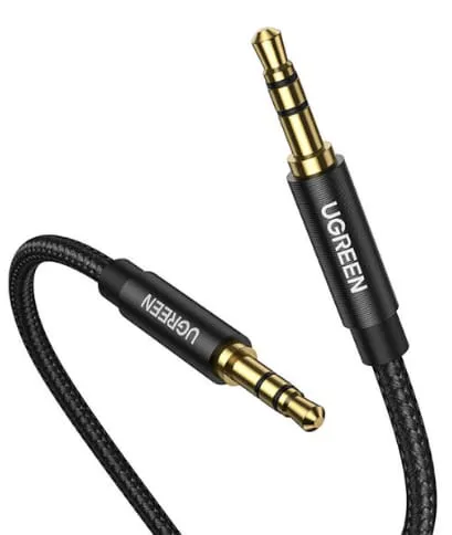 Cablu Audio UGREEN AV112 Stereo Jack 3.5mm 2m Negru - imagine 2