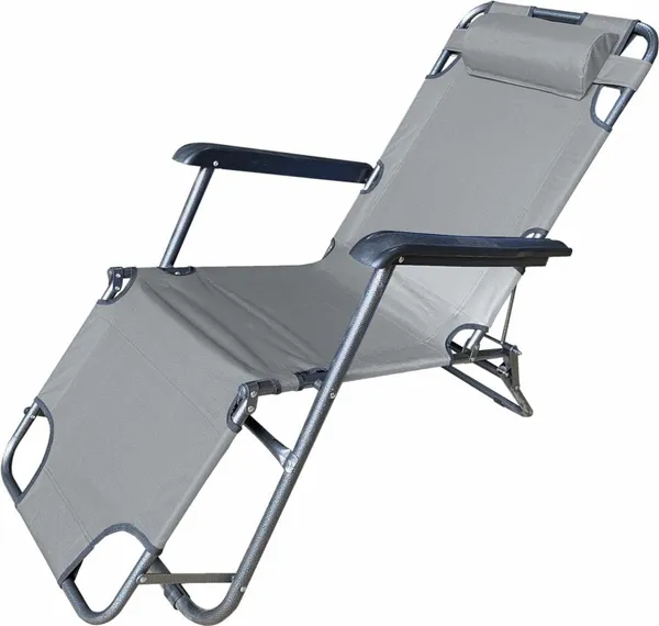 Sezlong HR Gri 153x60x79 cm