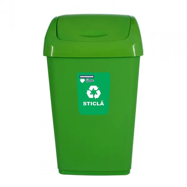 Coș de gunoi HEINNER HR-AL-35V 35L Verde - imagine 2