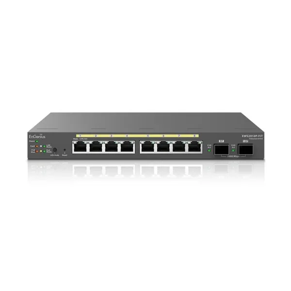 Switch Ethernet ENGENIUS EWS2910P-FIT Gigabit PoE+ 8 Porturi
