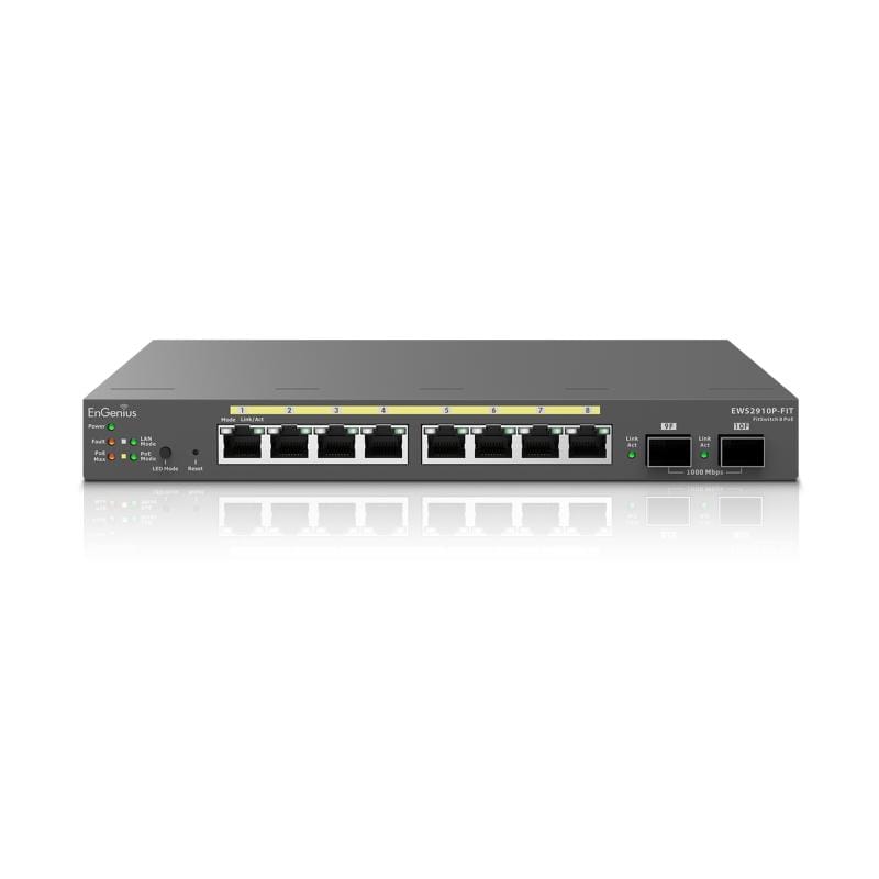 Switch Ethernet ENGENIUS EWS2910P-FIT Gigabit PoE+ 8 Porturi