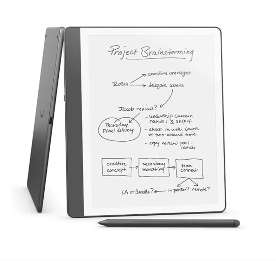 Cititor eBook AMAZON Kindle Scribe 2024 10.2 inch 64GB Premium Pen Tungsten Grey
