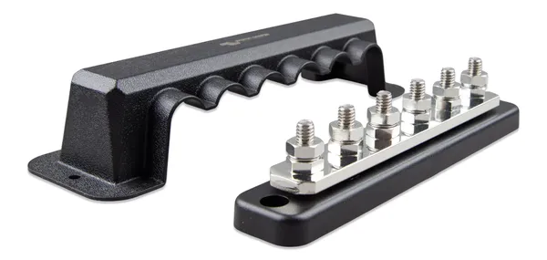 Busbar VICTRON ENERGY 250A 2P cu 6 Șuruburi și Capac - imagine 2