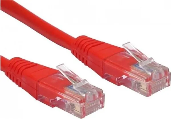 Patch cord SPACER SP-PT-CAT5-1M-R UTP Cat5e 1m Roșu