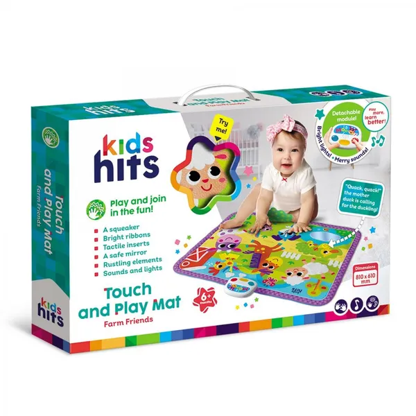 Covoraș Senzorial KIDS HITS Prieteni la Fermă - imagine 3
