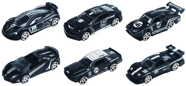 Set 6 Mașinuțe Curse CEVODLE Die Cast Scara 1/64 7.5cm - imagine 3
