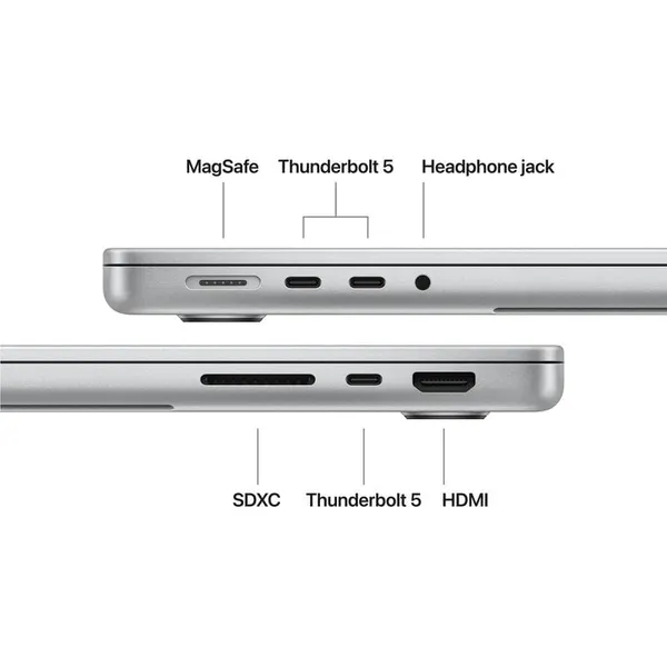 Laptop APPLE MacBook Pro 14.2 M5 Pro 64GB/2TB Silver 2026 - imagine 3