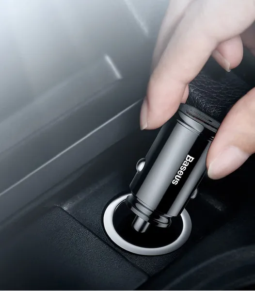 Încărcător auto BASEUS Circular Plastic PPS 30W Negru CCALL-YS01 - imagine 9